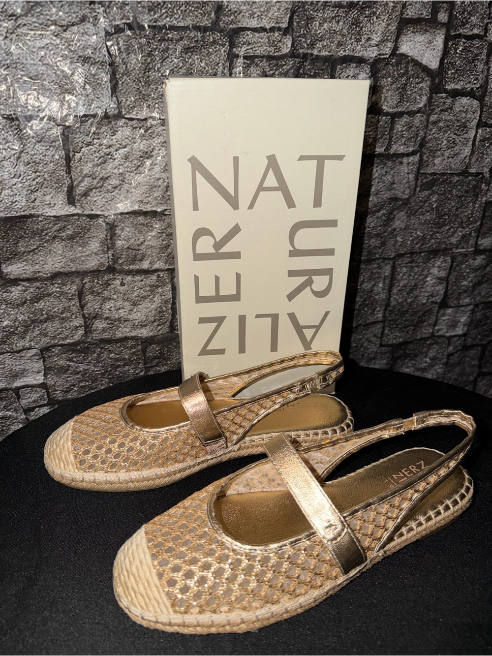 NATURALIZER “Jolie” Espadrille Slingback Flats Wmns 9.5